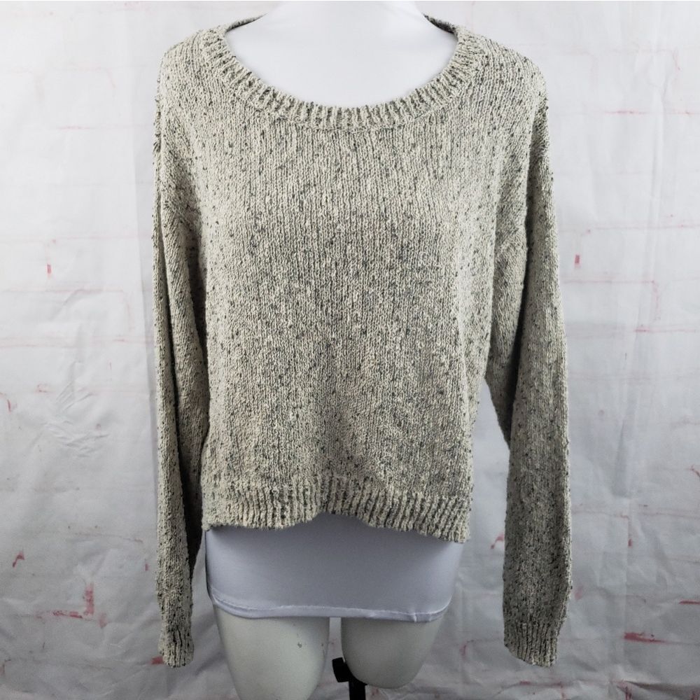 Leith knit sweater S split side